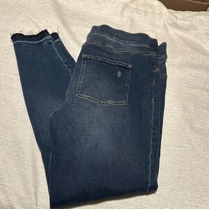 SPANX Deep Indigo Cropped Jeans